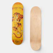 Skateboard accrochez-vous à la carte TIGER (Recto)