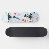 Skateboard Aces Dans Une Composition En Couches, (Horz)