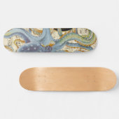 Skateboard Acier Bleu Octopus Musique Compass (Horz)