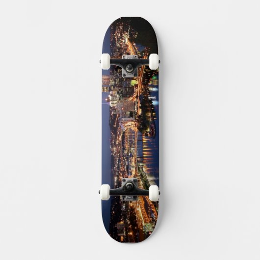 Skateboard Acier et sandwich à indigo (Recto)