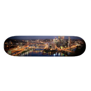 Skateboard Acier et sandwich à indigo