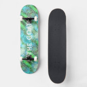 Skateboard Ado cadeau pour lui le vert GOAT (Recto)