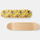 Skateboard Adorable Kawaii Anime Chat Ramen (Horz)