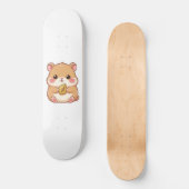 Skateboard Adorable Kawaii Chibi Hamster (Recto)