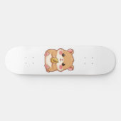 Skateboard Adorable Kawaii Chibi Hamster (Horz)