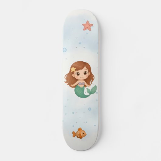Skateboard Adorable little mermaid kids (Recto)