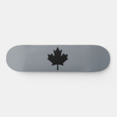 Skateboard Affichage de Canadian Black Maple Leaf (Horz)