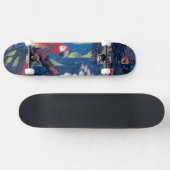 Skateboard Affiche De Voyage D'Avion De Mer Survolant Les Car (Horz)