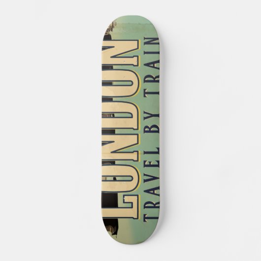Skateboard Affiche vintage Visit London (Recto)