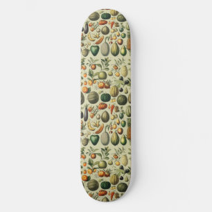 Skateboard Affiches de fruits botaniques vintage françaises