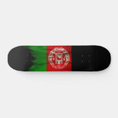 Skateboard Afghanistan flag brush stroke (Horz)