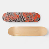 Skateboard African, tribal.  (Horz)