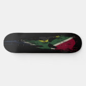 skateboard Afrique Grunge crâne (Horz)