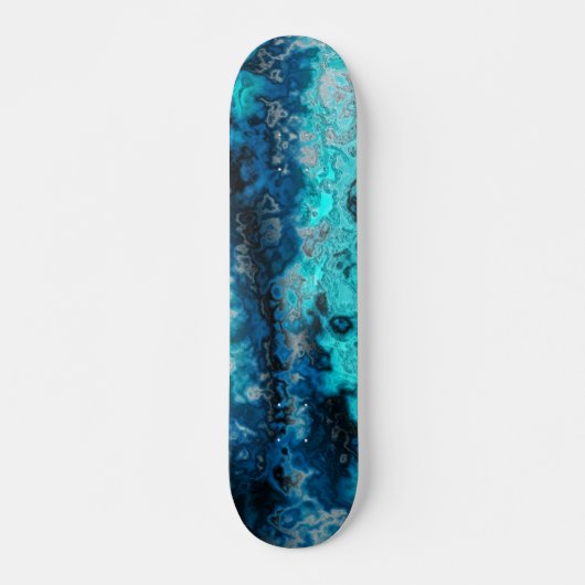 Skateboard Agate bleue (Devant)