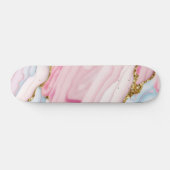 Skateboard Agate Marble tendance Blue Pink Gold Collection (Horz)