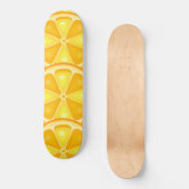 Skateboard Agrumes TROPICALES FRUITS D'ÉTÉ Citrons d'orange (Recto)