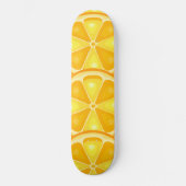 Skateboard Agrumes TROPICALES FRUITS D'ÉTÉ Citrons d'orange (Recto)