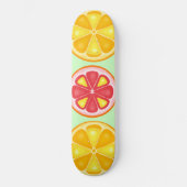 Skateboard Agrumes TROPICALES FRUITS D'ÉTÉ Citrons d'orange (Recto)