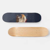 Skateboard Aigle à drapeau américain (Horz)