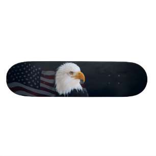 Skateboard Aigle chauve américain