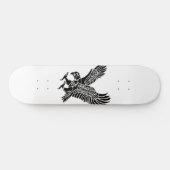 Skateboard - Aigle noir et blanc (Horz)