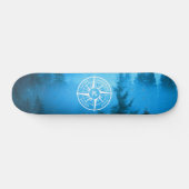 Skateboard Aiguille de compas monogramme brouillard dans la f (Horz)
