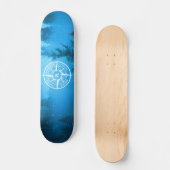 Skateboard Aiguille de compas monogramme brouillard dans la f (Recto)