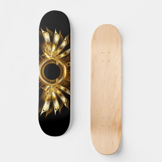 Skateboard Ailes de Steampunk (Recto)