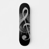 Skateboard Air Délicieux - Argent (Devant)