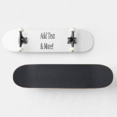 Skateboard Ajouter du texte et plus ! Customisez votre propre (Horz)