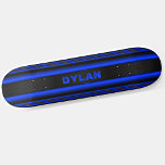 Skateboard Ajouter le nom Initiales Bleu Grandes Bleues Noir<br><div class="desc">Ajoutez le nom ou les initiales que vous voulez sur ce design génial - Voir ma boutique pour beaucoup plus de modèles de skateboard personnalisés et Skateboard T-Shirts,  Sweat - shirts à capuche,  Backpacks,  couvertures et plus encore.</div>