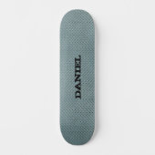 Skateboard Ajouter le nom ou les initiales Plaque de contrôle (Recto)