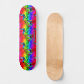 Skateboard Ajouter Nom, Papillons sur le coucher de soleil bl (Recto)