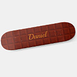 Skateboard Ajouter un nom Initiales Brown Carrés de coussin<br><div class="desc">Ajoutez le nom ou les initiales que vous voulez sur ce design génial - Voir ma boutique pour beaucoup plus de modèles de skateboard personnalisés et Skateboard T-Shirts,  Sweat - shirts à capuche,  Backpacks,  couvertures et plus encore.</div>
