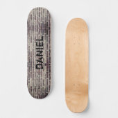 Skateboard Ajouter un nom ou des initiales désactivées sur la (Recto)