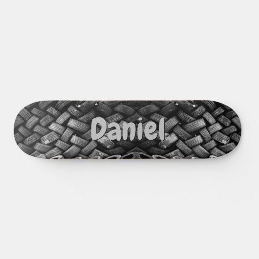 Skateboard Ajouter un nom ou des initiales - Patinage sur les (Horz)