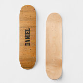Skateboard Ajouter un nom ou des initiales Planches en bois d (Recto)