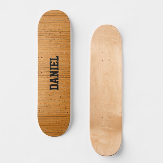 Skateboard Ajouter un nom ou des initiales Planches en bois d (Recto)