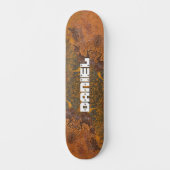 Skateboard Ajouter un nom ou des initiales Plaque de planche (Recto)