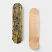 Skateboard Ajouter un nom ou des initiales Regarder le métal  (Recto)