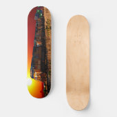 Skateboard Ajouter un nom ou un texte - Train de locomotives (Recto)