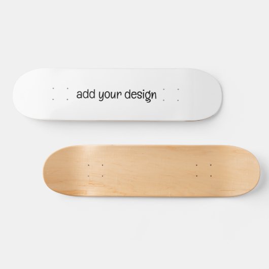 Skateboard ajouter votre conception (Horz)