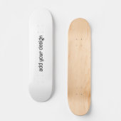 Skateboard ajouter votre conception (Recto)