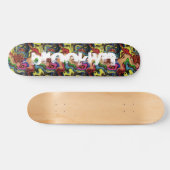 Skateboard Ajouter votre graffiti de ville Abstrait (Horz)