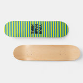 Skateboard Ajouter Votre Nom Bandes Planche Planche De Patina (Horz)