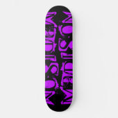 Skateboard Ajouter Votre Propre Nom Personnalisé Purple Perso (Recto)