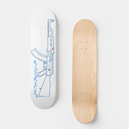 Skateboard AK 47 KeystoneKreations (Recto)