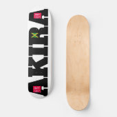 Skateboard AKIRA. Planche à roulettes (Recto)
