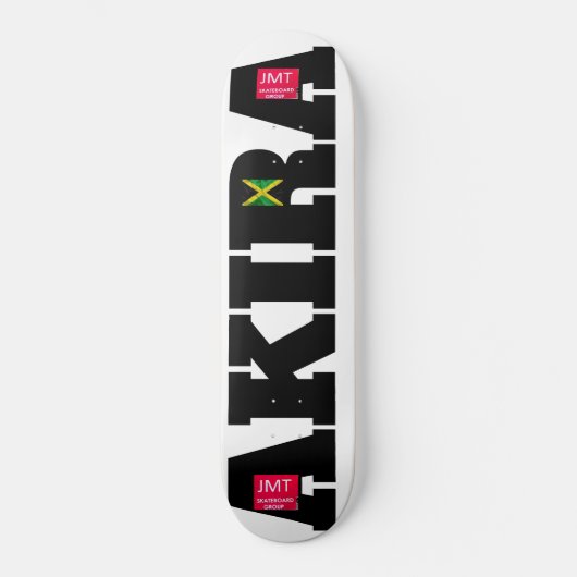 Skateboard AKIRA. Planche à roulettes (Recto)