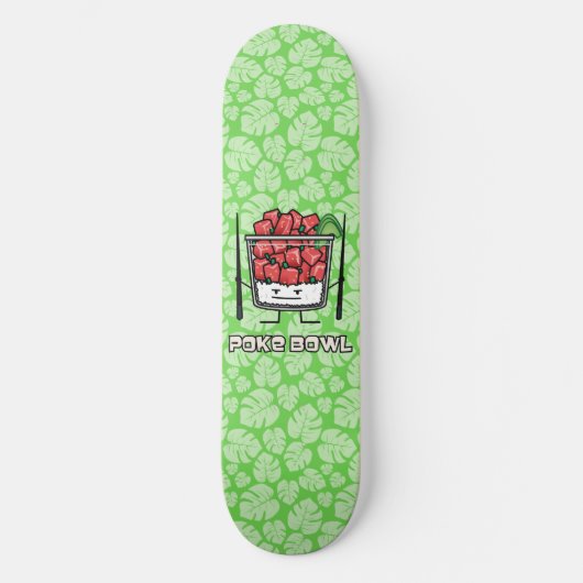 Skateboard Aku de baguettes de salade de poisson cru d'Hawaï (Recto)